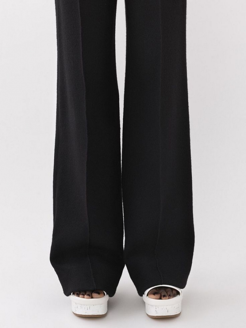 Chloe Wide-leg Pants Black | CHE-SR13989