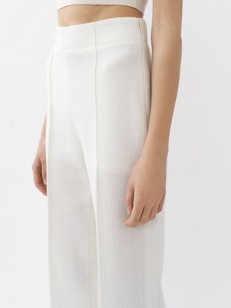 Chloe Wide-leg Suiting Eden White | CHE-SR14061