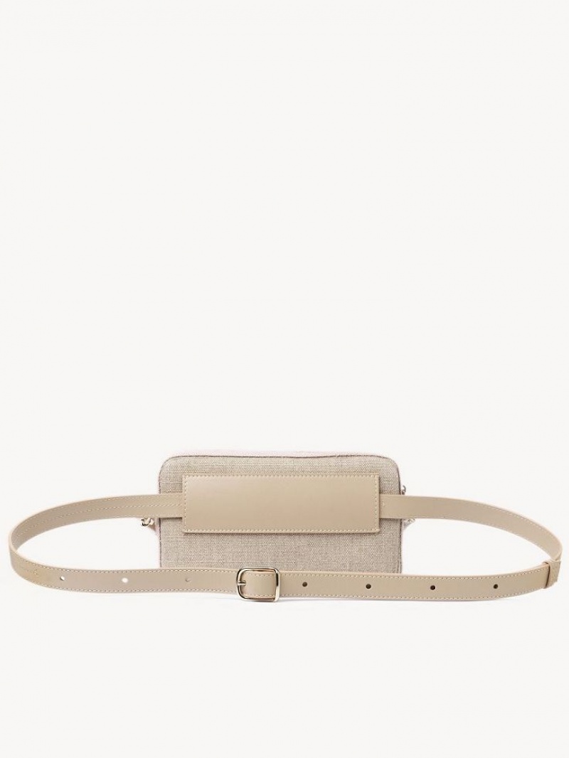 Chloe Woody Belt Crossbody Bags BLUSHY BEIGE | CHE-SR13606