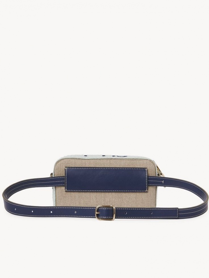 Chloe Woody Belt Crossbody Bags GREEN - BLUE 1 | CHE-SR13594