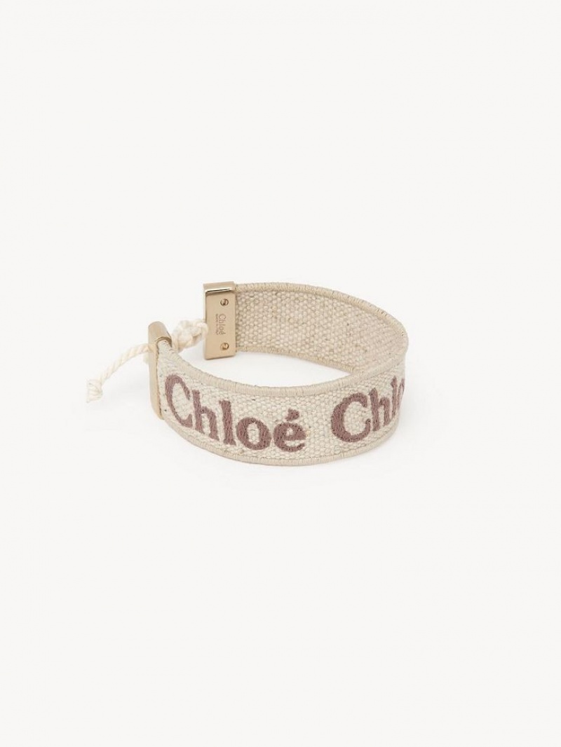 Chloe Woody Bracelets Beige - Brown 1 | CHE-SR14446