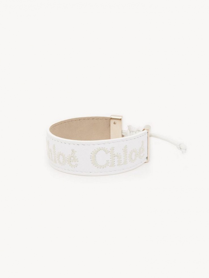 Chloe Woody Bracelets White | CHE-SR14410