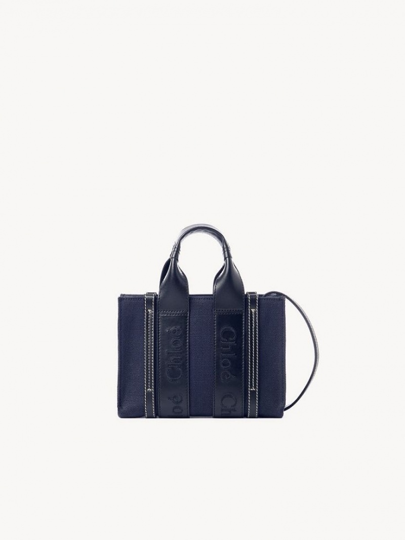 Chloe Woody Tote 4 Mini Bags DEEP DENIM | CHE-SR13699