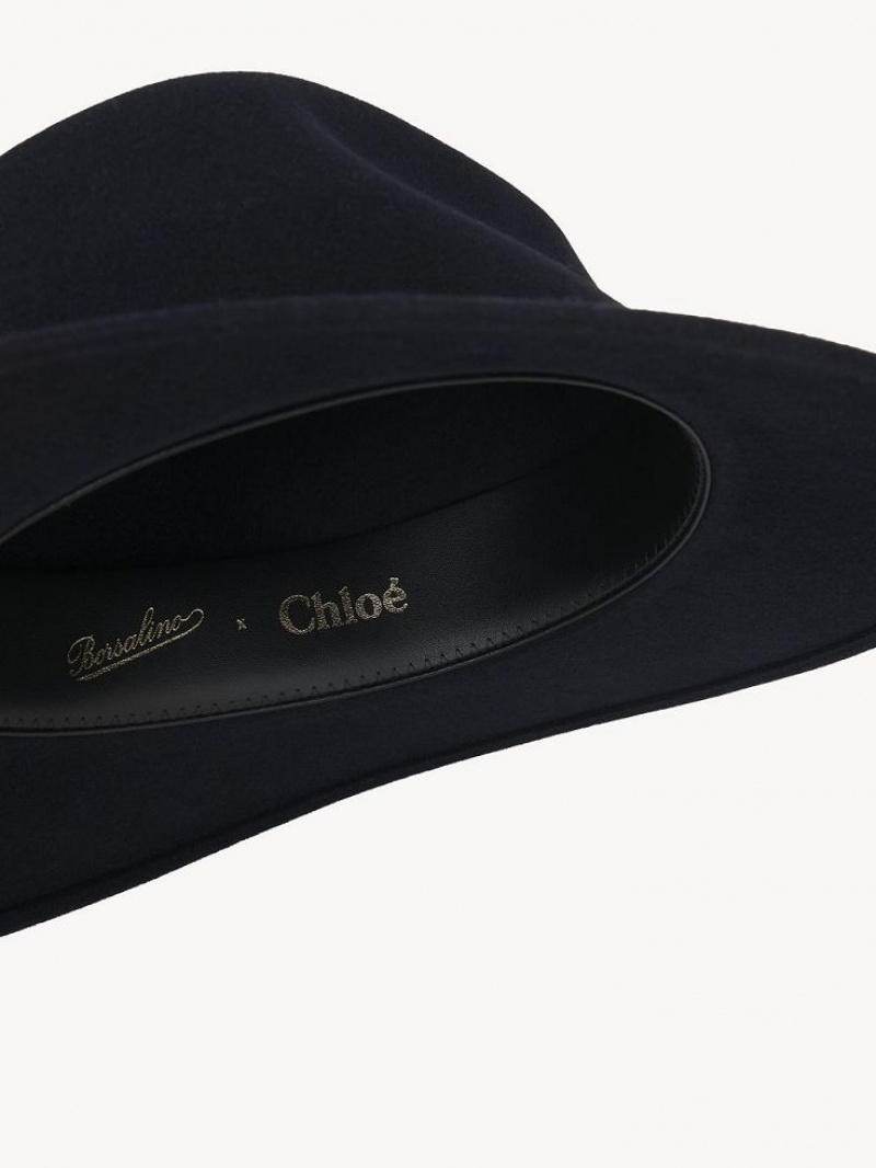 Chloe X Borsalino Steph Hats Deep Navy | CHE-SR14471