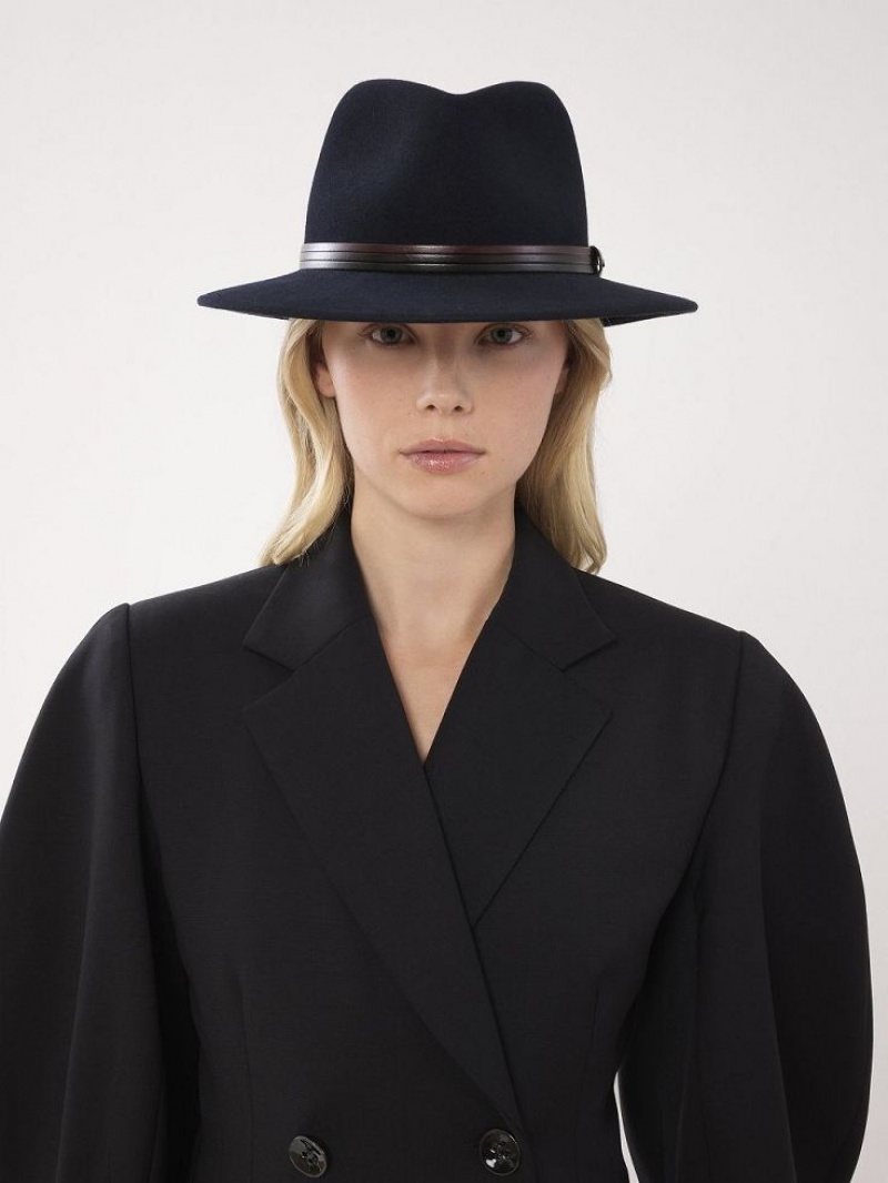 Chloe X Borsalino Steph Hats Deep Navy | CHE-SR14471