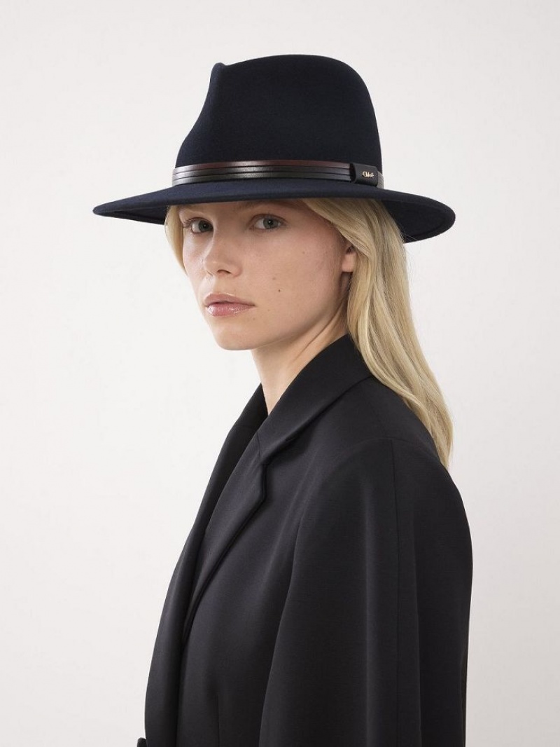 Chloe X Borsalino Steph Hats Deep Navy | CHE-SR14471