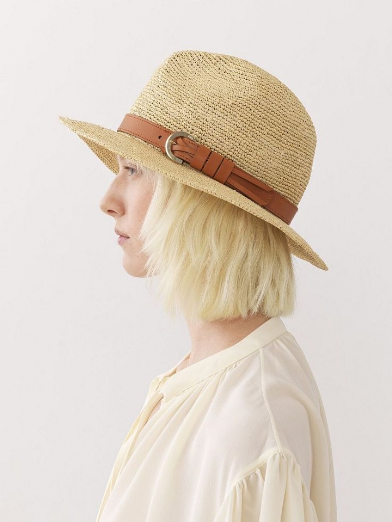 Chloe X Borsalino Straw Hats STRAW BEIGE | CHE-SR14491