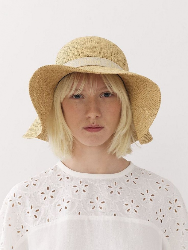 Chloe X Borsalino Woody Hats STRAW BEIGE | CHE-SR14496