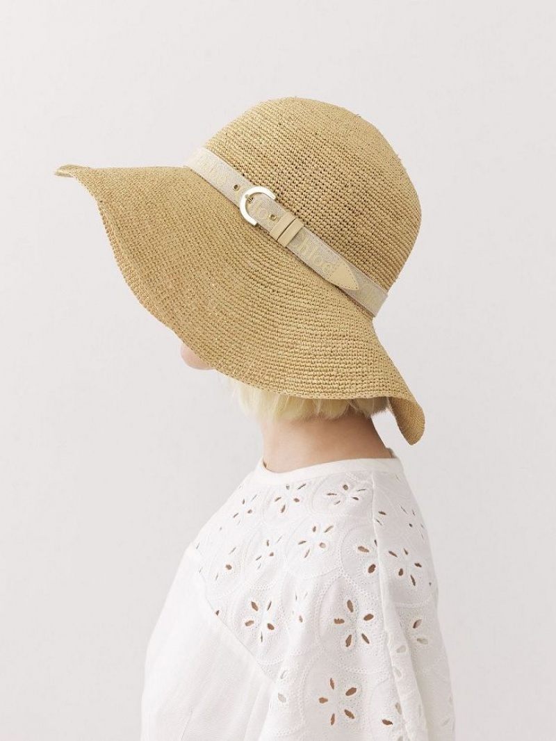 Chloe X Borsalino Woody Hats STRAW BEIGE | CHE-SR14496