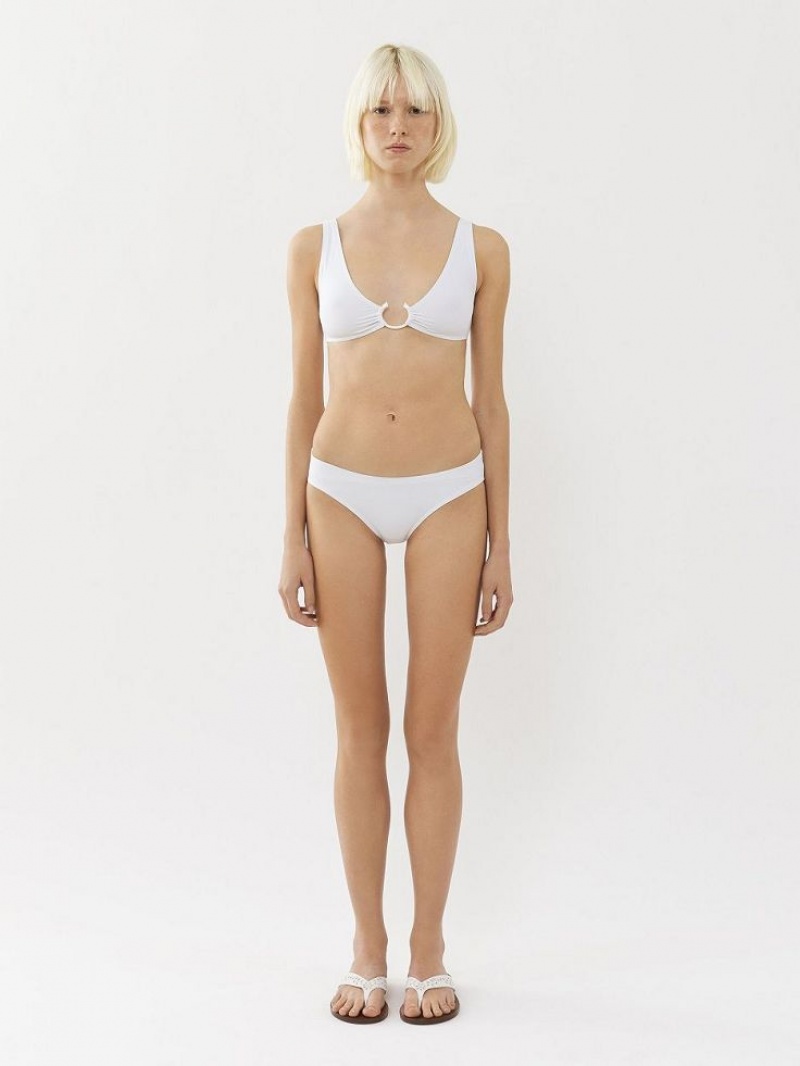 Chloe X Eres Papeete Triangle Beachwear Iconic Milk | CHE-SR14125