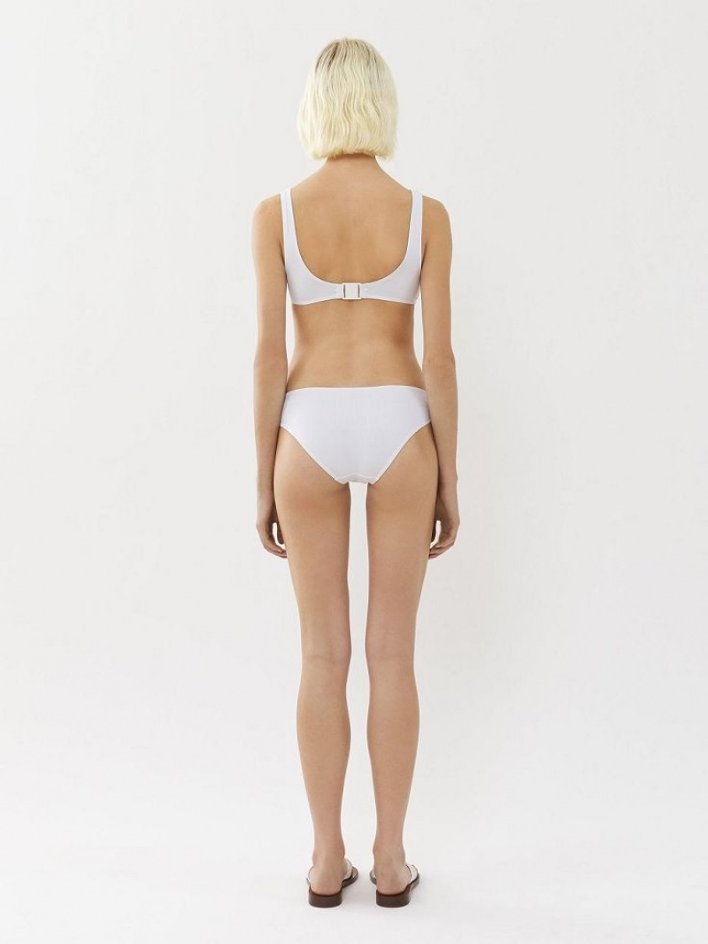 Chloe X Eres Papeete Triangle Beachwear Iconic Milk | CHE-SR14125