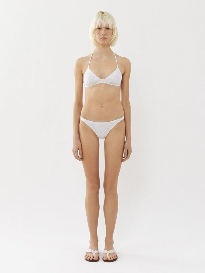 Chloe X Eres Papuasia Triangle Beachwear Iconic Milk | CHE-SR14122