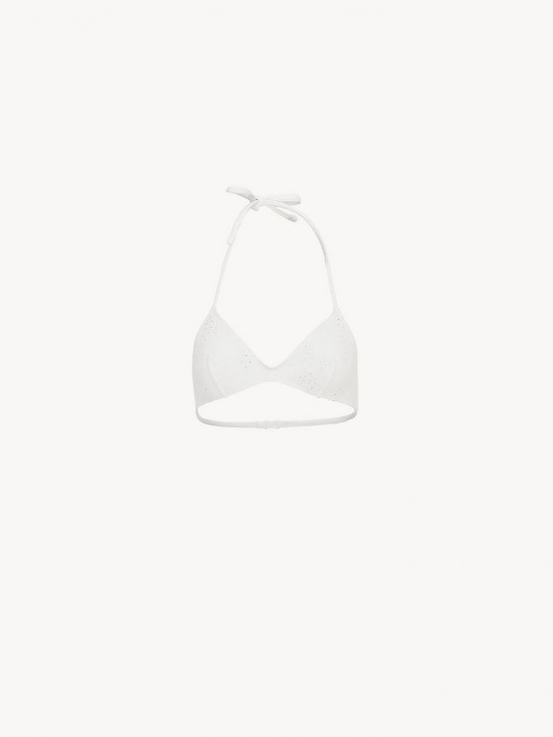 Chloe X Eres Papuasia Triangle Beachwear Iconic Milk | CHE-SR14122