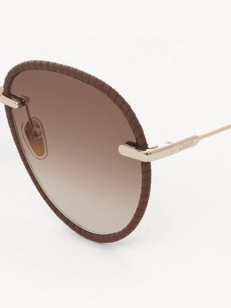 Chloe X Eres Paula Sunglasses Red Ochre | CHE-SR14506