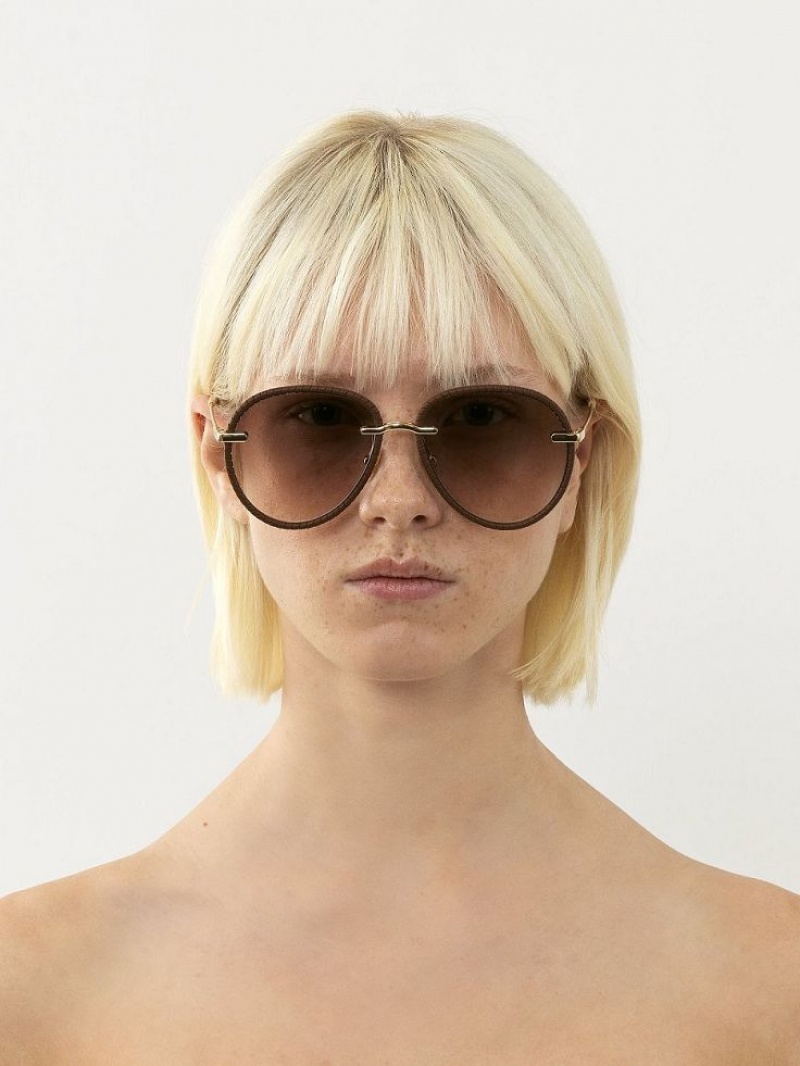 Chloe X Eres Paula Sunglasses Red Ochre | CHE-SR14506