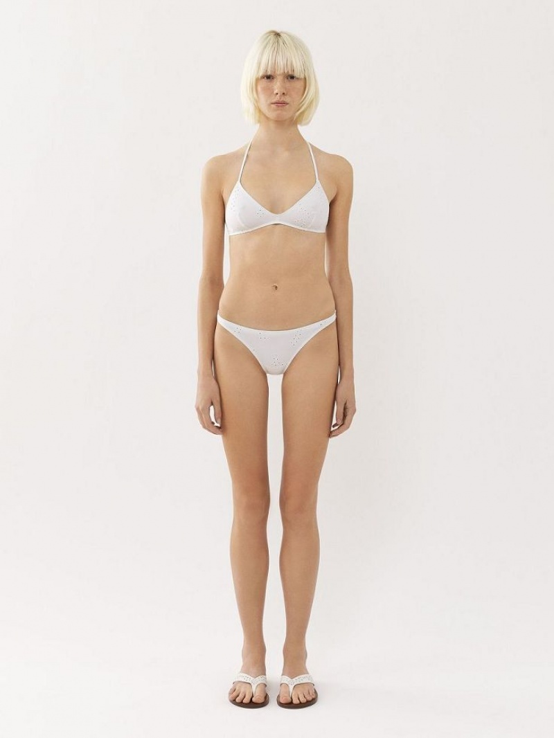 Chloe X Eres Peru Bikini Bottom Beachwear Iconic Milk | CHE-SR14123