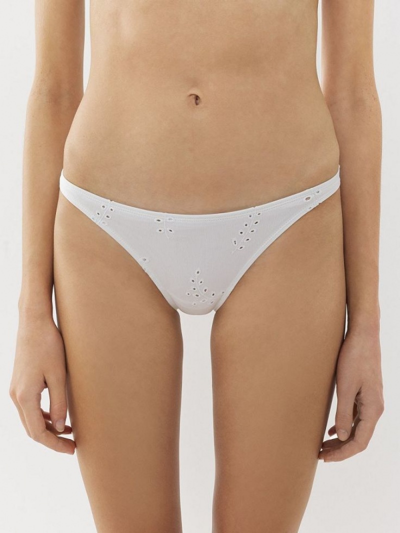 Chloe X Eres Peru Bikini Bottom Beachwear Iconic Milk | CHE-SR14123