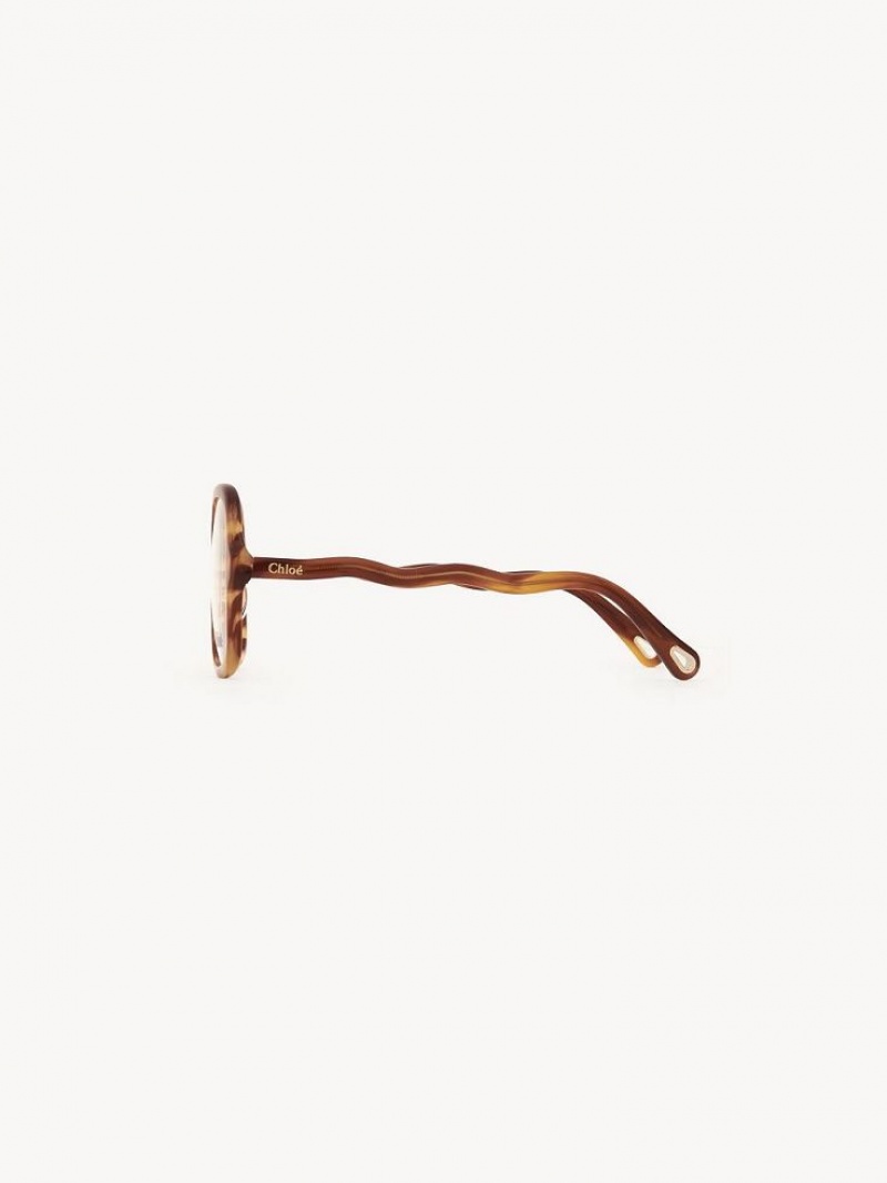 Chloe Zelie Eyeglasses Light Havana | CHE-SR14585