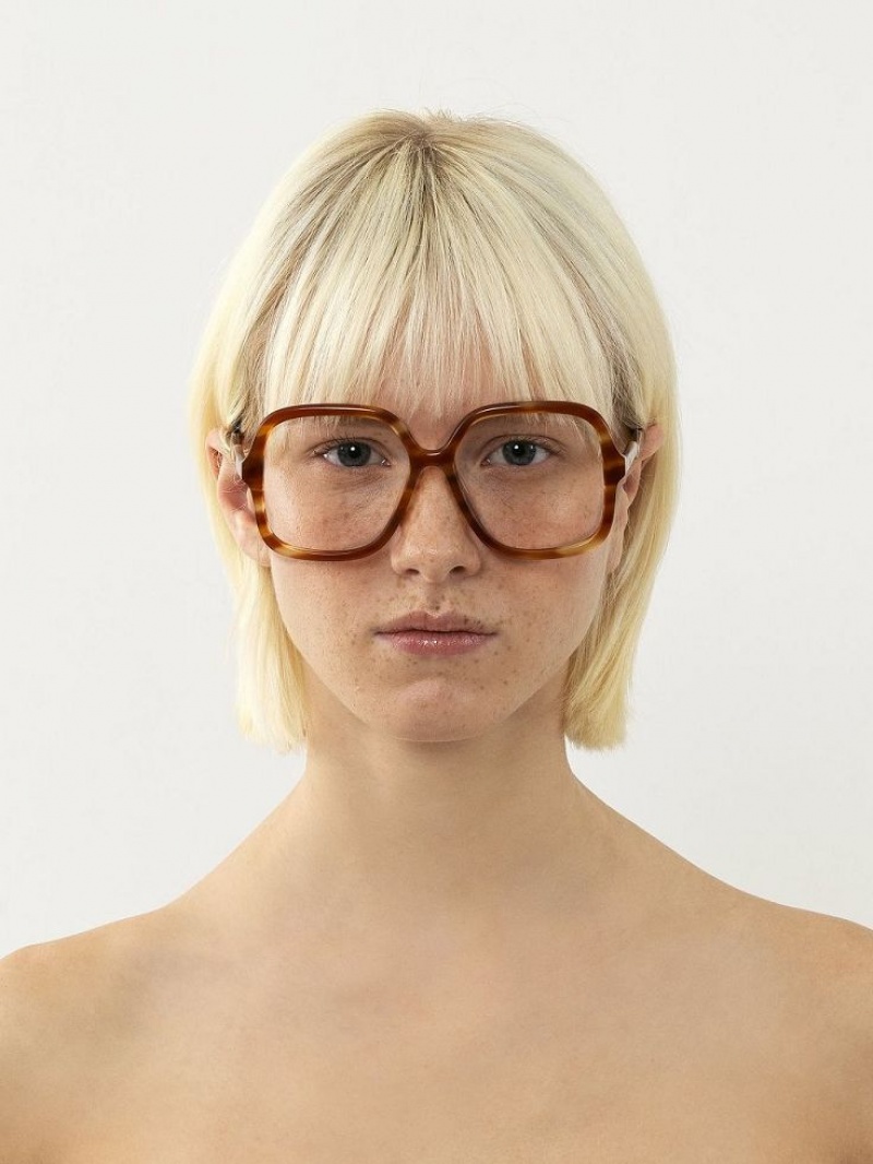 Chloe Zelie Eyeglasses Light Havana | CHE-SR14585