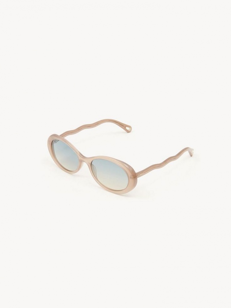 Chloe Zelie Sunglasses BROWN / BEIGE | CHE-SR14553